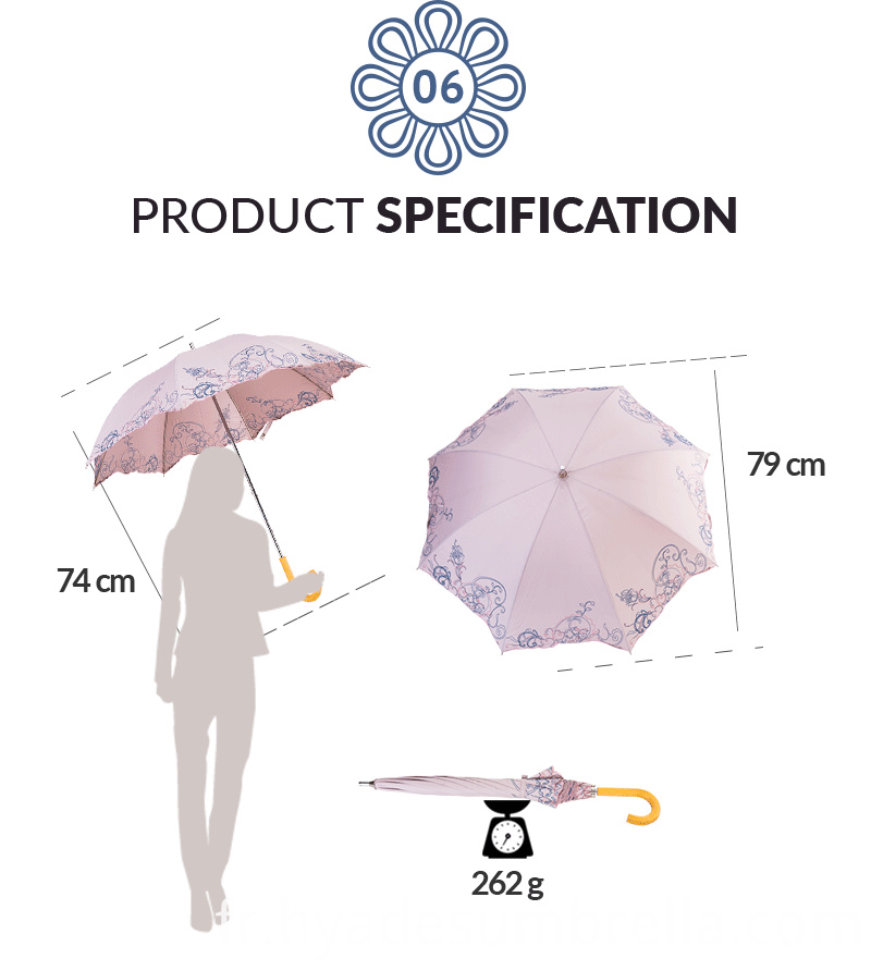 parapluie bâton manuel manual stick umbrella